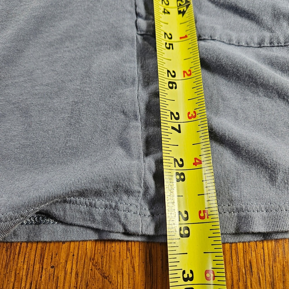 Pure Jill Women's L Knit Tunic Top Gray Blue 3/4 Sleeve Two Pocket Cotton Casual - Picture 7 of 8